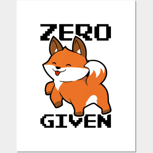 Zero Fox Given Posters and Art